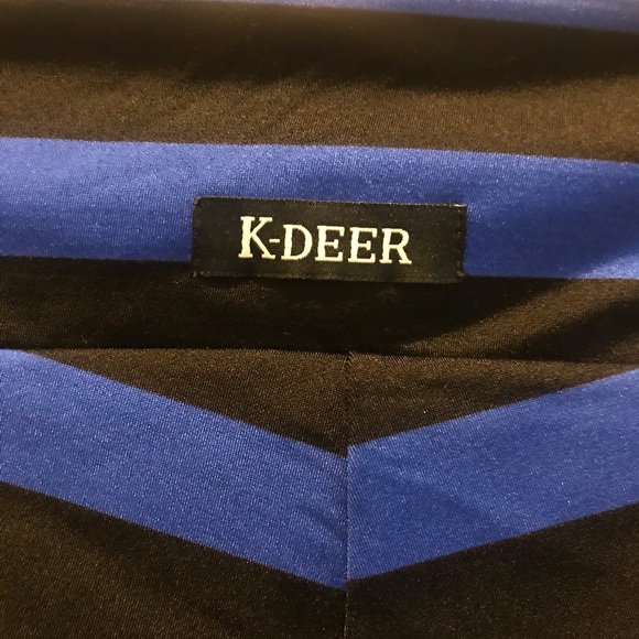 K.Deer blue/black ombré leggings. Large - Picture 3 of 4